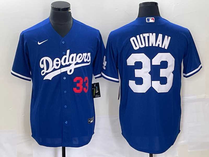 Men's Los Angeles Dodgers #33 James Outman Number Blue Cool Base Stitched Jersey,We sell and wholesale Men's Los Angeles Dodgers #33 James Outman Number Blue Cool Base Stitched Jersey on line form chian!